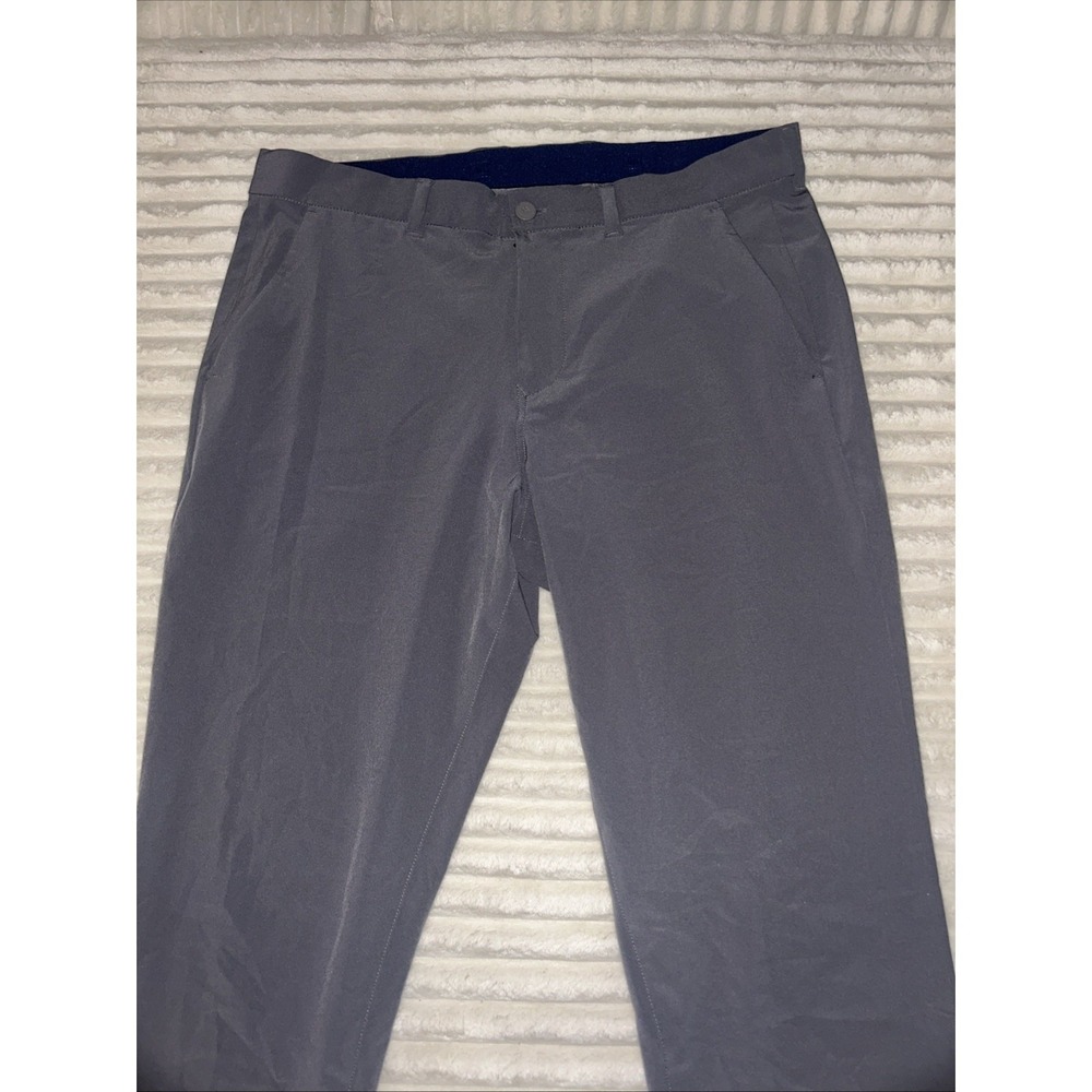 Mizzen + Main Helmsman Pants Men's 35x32 Slim Fit Gray Chino